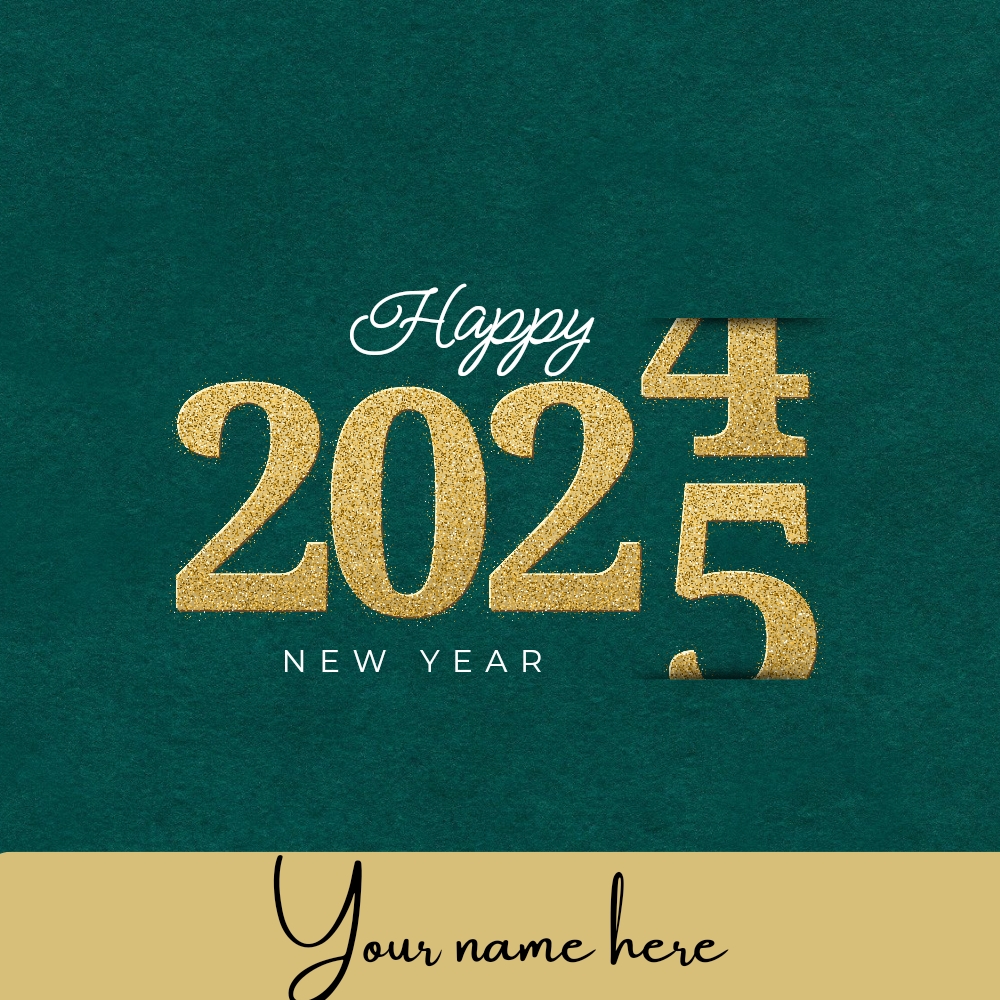 New Year 2025 Best Image With Name Customization